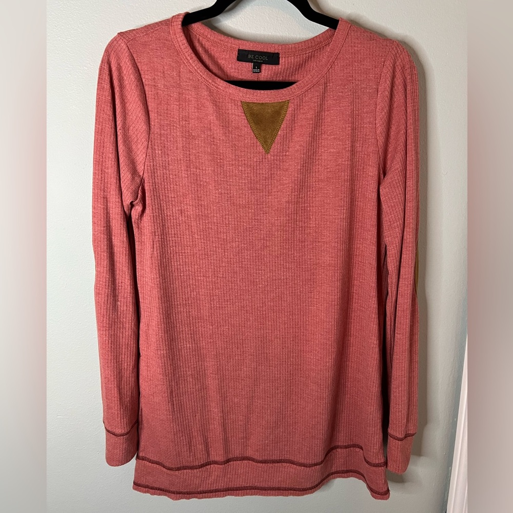 BE COOL Women's Coral Long Sleeve Sweatshirt